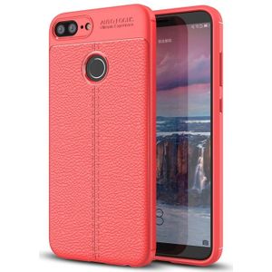 For Huawei Honor 10 Lite Litchi Texture Soft TPU Protective Case (Red)