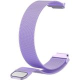 Milanese Wrist Strap Watchband for Garmin Forerunner 235 26cm (Light Purple)