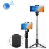 Honor AF15 Pro Mobile Phone Bluetooth Mini Selfie Stick Live Floor Tripod Bracket (Black)