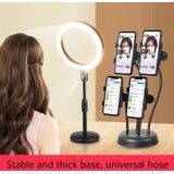 LX-03 Phone Selfie Beauty Live Support LED Fill Light Desktop Multi-Camera Photo Photography Support  Specification: 16CM Fill Light