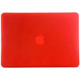Frosted Hard Plastic Protection Case for Macbook Pro 13.3 inch(Red)