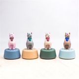 Cartoon Cat Shape Countdown Timer Student Learning Time Manager Kitchen Timer Mechanical Reminder(Light Green)