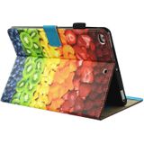 For iPad 9.7 (2018) & iPad 9.7 inch 2017 / iPad Air / iPad Air 2 Universal Fruit Assorted Patterns Horizontal Flip Leather Protective Case with Holder & Card Slots