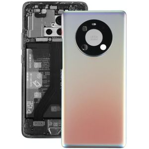 Original Battery Back Cover with Camera Lens Cover for Huawei Mate 40 Pro(Silver)