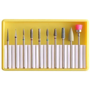 Nail Alloy Tungsten Steel Ceramic Grinding Machine Accessories Nail Grinding Heads Set Polishing Tool  Color Classification: BH-02