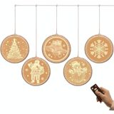 LED String Lights Christmas Decoration Lights Holiday Decoration Curtains USB Lights  Style: Remote Control