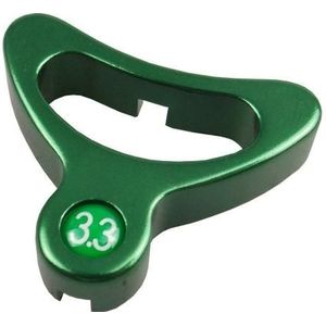 BIKERSAY BK033 Bicycle Spoke Wrench Repair Tool Aluminum Alloy Wheel Spoke Nipple Adjustment Spanner(Green)