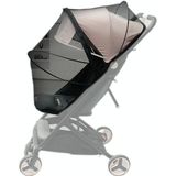 Summer Stroller Mosquito Net Full Cover Multi-Purpose Encrypted Trolley Mosquito Net(Black Net)