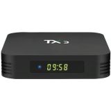 TANIX TX3 4K Smart TV BOX Android 9.0 Media Player wtih Remote Control  Quad Core Amlogic S905X3  RAM: 2GB  ROM: 16GB  2.4GHz WiFi  Bluetooth  EU Plug