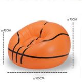 Fashion Casual Lazy Chair Creative Inflatable Sofa Single Stool(Basketball Sofa)