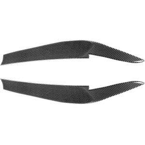 2 PCS / Set Carbon Fiber Car Lamp Eyebrow Decorative Sticker for BMW 5 Series G30 / G38 2018  Drop Glue Version