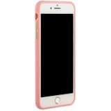 Card Slot Design Shockproof TPU Protective Case For iPhone 8 Plus & 7 Plus(Pink)