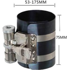 2 PCS Piston Ring Compressor Shrinker Piston Ring Installation Tool Engine Repair Tool  Specification: 3 inch