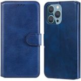 Classic Calf Texture PU + TPU Horizontal Flip Leather Case with Holder & Card Slots & Wallet For iPhone 13 Pro(Blue)