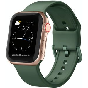 Voor Apple Watch SE 2023 40 mm siliconen horlogeband met pingesp