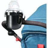 J4037 Baby Stroller Drop Resistant Bottle Holder(Black )