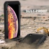 Waterproof Dustproof Shockproof Aluminum Alloy + Tempered Glass + Silicone Case for iPhone XS Max (Silver)