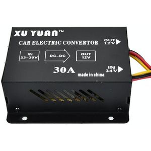 XUYUAN 380W Step-Down Converter 24V to 12V 30A Automotive DC Power Buck Converter