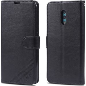 For OPPO K3 / Realme X AZNS Sheepskin Texture Horizontal Flip Leather Case with Holder & Card Slots & Wallet(Black)