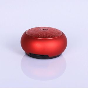 EWA A110 IPX5 Waterproof Portable Mini Metal Wireless Bluetooth Speaker Supports 3.5mm Audio & 32GB TF Card & Calls(Red)