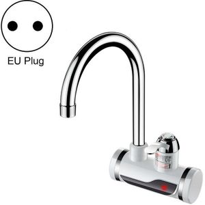 Kitchen Instant Electric Hot Water Faucet Hot & Cold Water Heater EU Plug Specification: Lamp Display Side Water Inlet