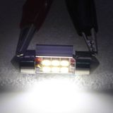 2 PCS 31mm 2.5W 180LM White Light 6 LED SMD 2835 CANBUS License Plate Reading Lights Car Light Bulb