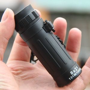 8x21 Telescope Compact Mini Red Film Monoculars