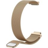 Milanese Wrist Strap Watchband for Garmin Forerunner 235 26cm (Champagne Gold)