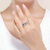Fashion 925 Sterling Silver Daisy Flower Finger Rings for Women Wedding Engagement Jewelry  Ring Size:9