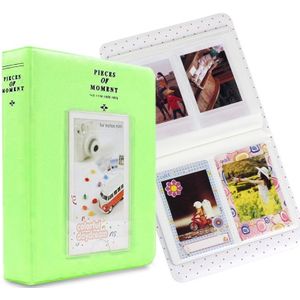 64 Pockets Name Card Pieces for Fujifilm Instax Mini 8 /7s /70 /25 /50s /90(Green)