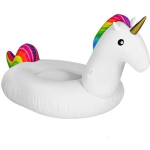 Inflatable Unicorn Shaped Floating Mat Swimming Ring  Inflated Size: 275 x 140 x 120cm