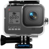 RUIGPRO for GoPro HERO8 Black 45m Waterproof Housing Protective Case with Buckle Basic Mount & Screw(Transparent)
