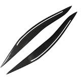 Carbon Fiber Car Lamp Eyebrow Decorative Sticker for BMW 5 Series F10 2014-2016