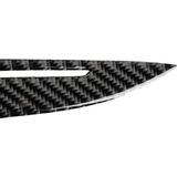 Carbon Fiber Car Lamp Eyebrow Decorative Sticker for BMW 5 Series F10 2014-2016