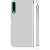 For Huawei P30 Imitated Mirror Surface Horizontal Flip Leather Case with Holder & Card Slots & Wallet & Lanyard(Silver)