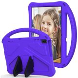 For Lenovo Tab 4 10 Plus TB-X704F/N/L/V EVA Flat Anti Falling Protective Case Shell with Holder(Purple)