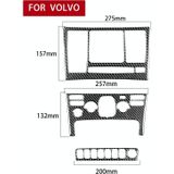 Car Carbon Fiber Control Panel Set B Decorative Sticker for Volvo XC90 2003-2014  Left and Right Drive Universal