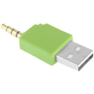 USB Data Dock Charger Adapter  For iPod shuffle 3rd / 2nd  Length: 4.6cm(Green)