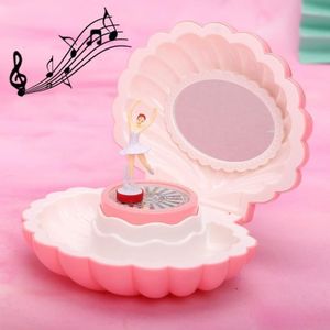 Shell Dancing Girl Flash Music Box Sieraden Opbergdoos (K0634 Pink)