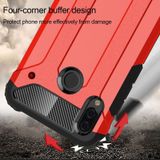 For Huawei  P20 Lite Full-body Rugged TPU + PC Combination Back Cover Case (Red)