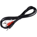 Good Quality Jack 3.5mm Stereo to RCA Male Audio Cable  Length: 1.5m