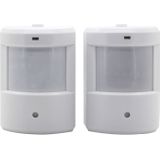 1 to 2 PIR Infrared Sensors Wireless Doorbell Alarm Detector for Home / Office
