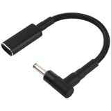 PD 100W 18.5-20V 4.0 x 1.35mm Elbow to USB-C / Type-C Adapter Nylon Braid Cable