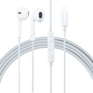 1.2m 8 Pin Port Earphones Without Bluetooth  Use By Directly Plugged In Port  Support Music  Not Support Calls  For iPhone XR & iPhone XS Max & XS  iPhone 8 Plus & 7 Plus