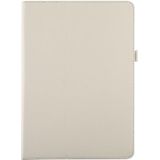 Voor iPad 10 2/10 5 Litchi textuur horizontale Flip lederen draagtas met houder (wit)