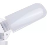 45W E27 LED Bulb SMD2835 228leds Super Bright Foldable Fan Blade Angle Adjustable Ceiling Lamp Home Energy Saving Lights(Warm White)