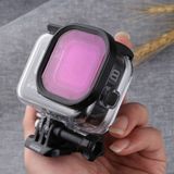 Pink Purple Red 3 Color Square Housing Diving Lens Filter Kits for GoPro HERO8 Black Original Waterproof Housing