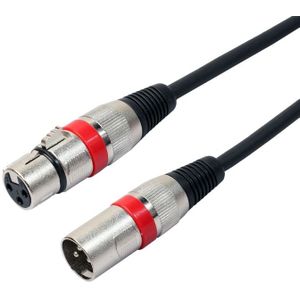 1m 3-Pin XLR Male to XLR Female MIC Shielded Cable Microphone Audio Cord