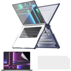 Voor MacBook Pro 14.2 A2442/A2779 ENKAY Hat-Prince 3 in 1 beschermbeugel hoes harde schaal met TPU toetsenbordfilm / PET-schermbeschermer  versie: US