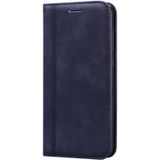 For Huawei Honor 9 Lite Frosted Business Magnetic Horizontal Flip PU Leather Case with Holder & Card Slot & Lanyard(Black)